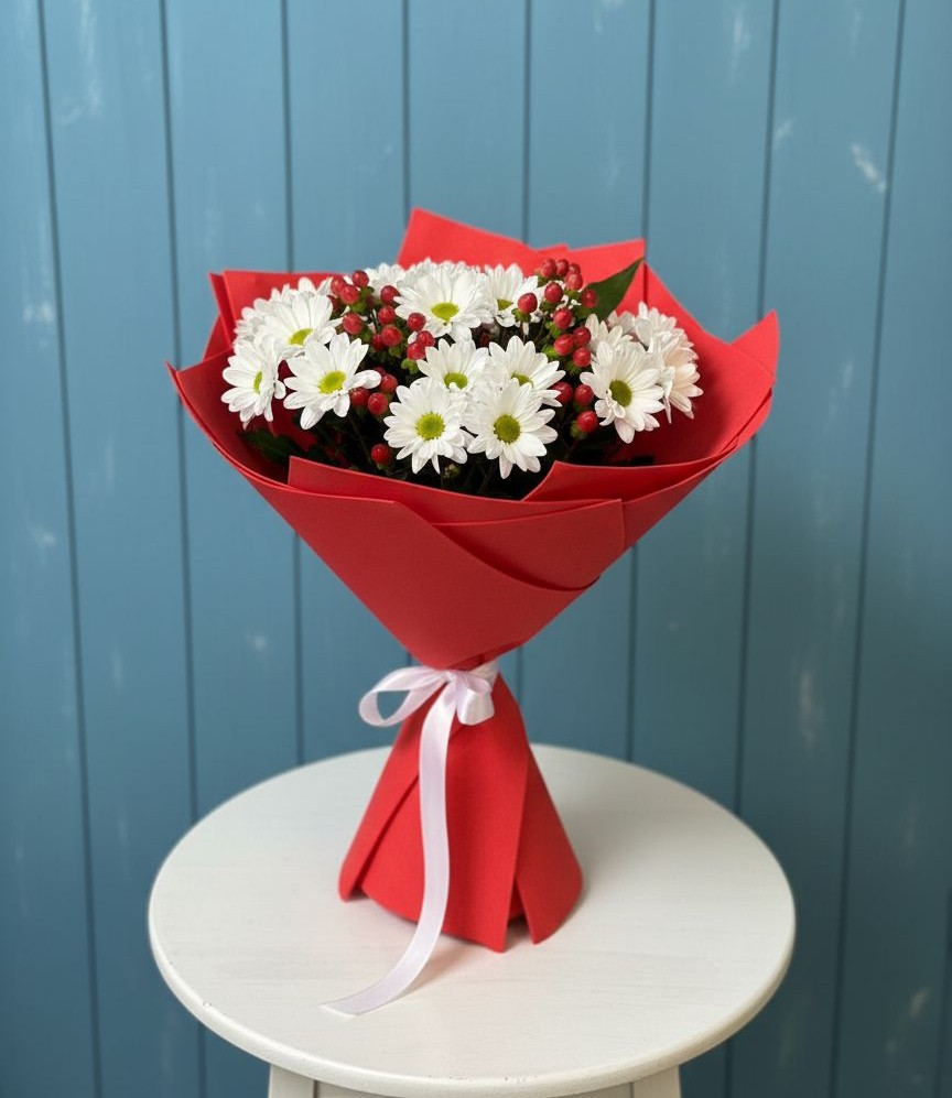 Букет цветов из: Хризантемы в Николаевке Республики Мордовия