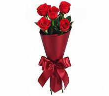 Букет 5 Красных роз Эдлесс Лав в Николаевке Республики Мордовия
