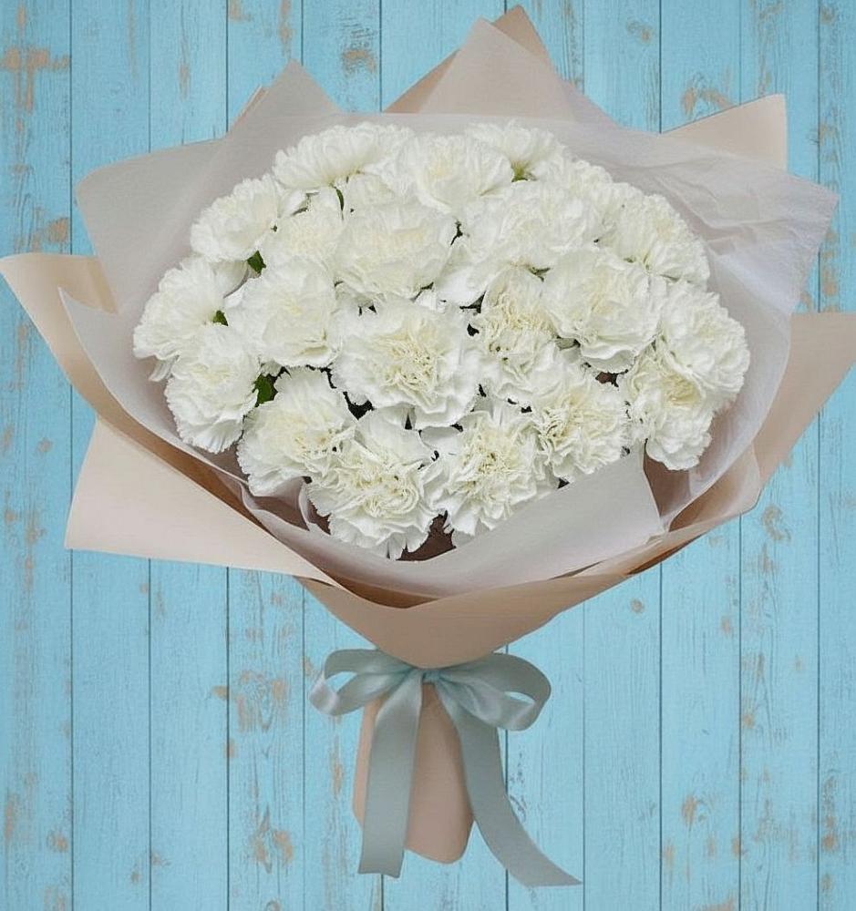 Букет цветов из: Гвоздики в Николаевке Республики Мордовия