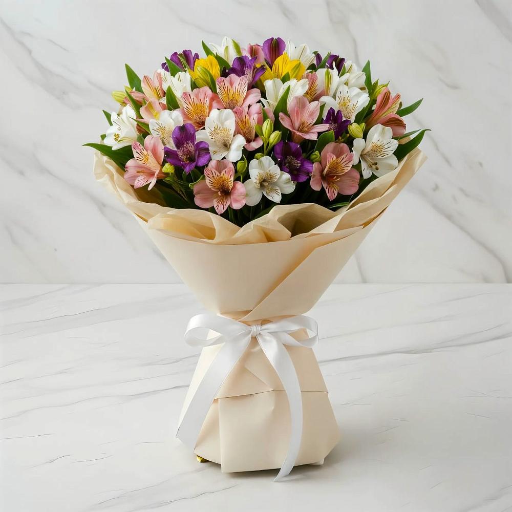 Букет цветов из: Альстромерии в Николаевке Республики Мордовия