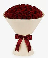 Букет 101 Бордовая роза Блэк Бакарра в Николаевке Республики Мордовия