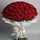 Букет 101 Красная роза Блэк Мэджик в Николаевке Республики Мордовия