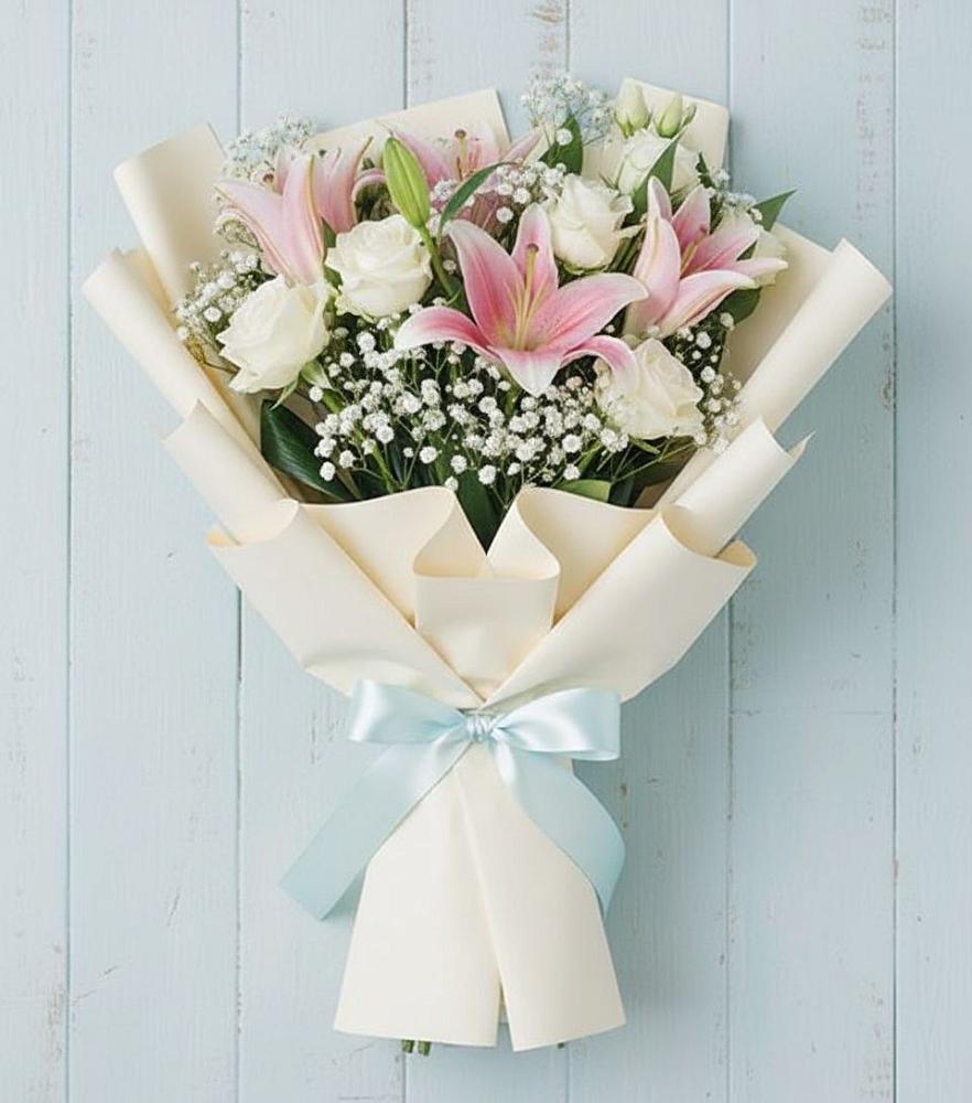 Букет цветов из: Лилии в Николаевке Республики Мордовия