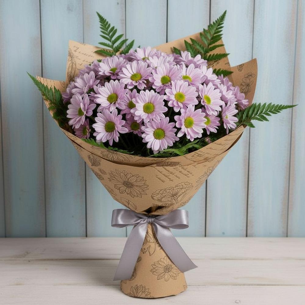 Букет цветов из: Хризантемы в Николаевке Республики Мордовия