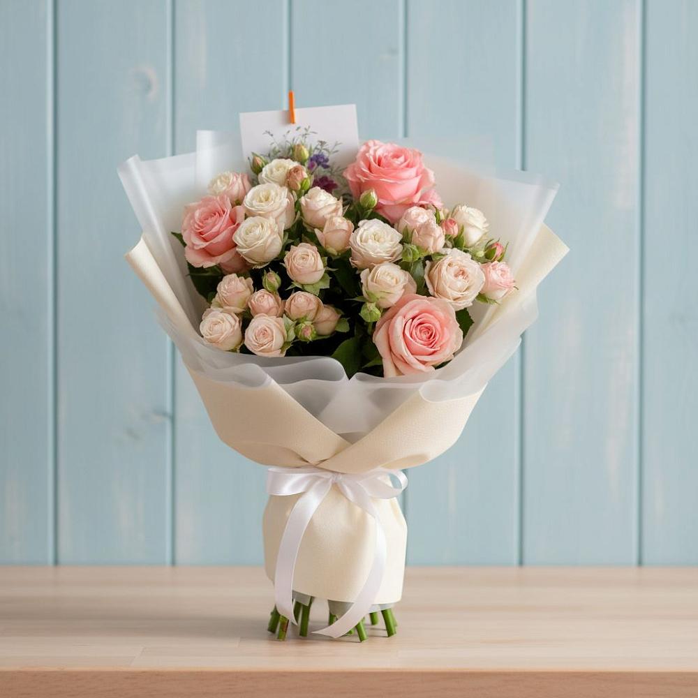 Букет цветов из: Розы в Николаевке Республики Мордовия