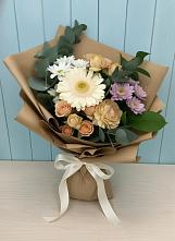 Букет цветов из:  Герберы и Хризантемы в Николаевке Республики Мордовия