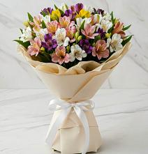 Букет цветов из:  Альстромерии #REPLACE_PRED# Николаевке Республики Мордовия