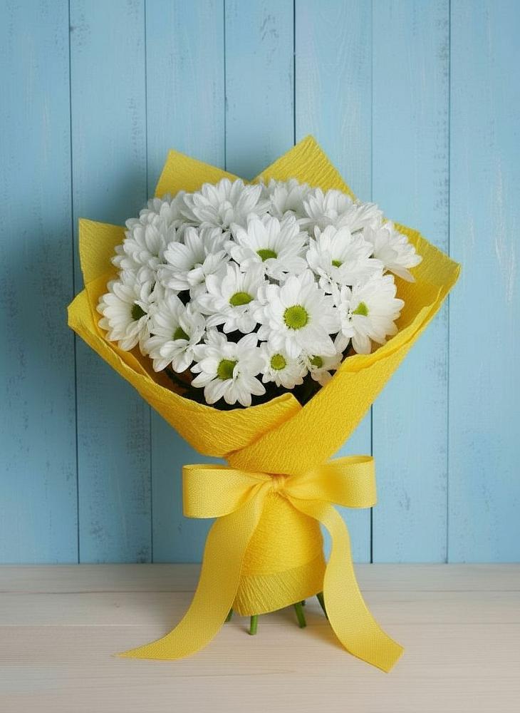 Букет цветов из: Хризантемы в Николаевке Республики Мордовия