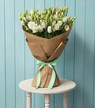 Букет цветов из:  Лизиантусы #REPLACE_PRED# Николаевке Республики Мордовия