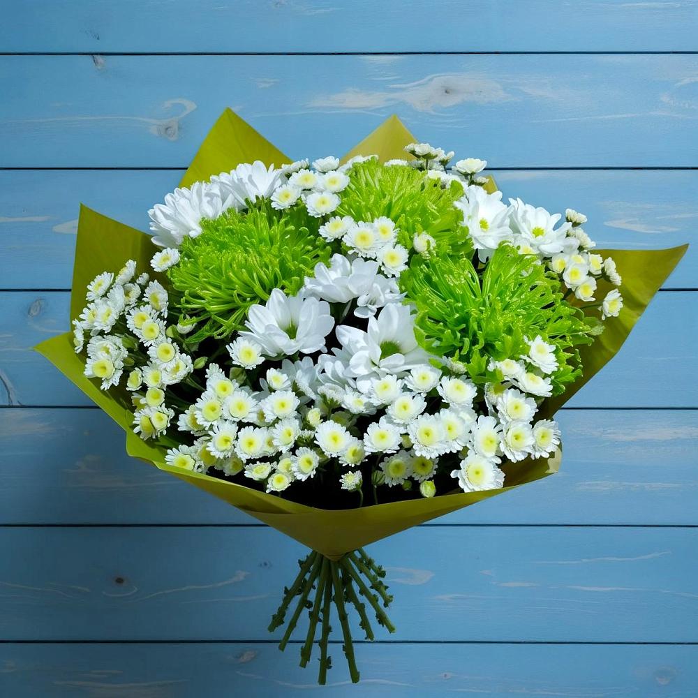 Букет цветов из: Хризантемы в Николаевке Республики Мордовия