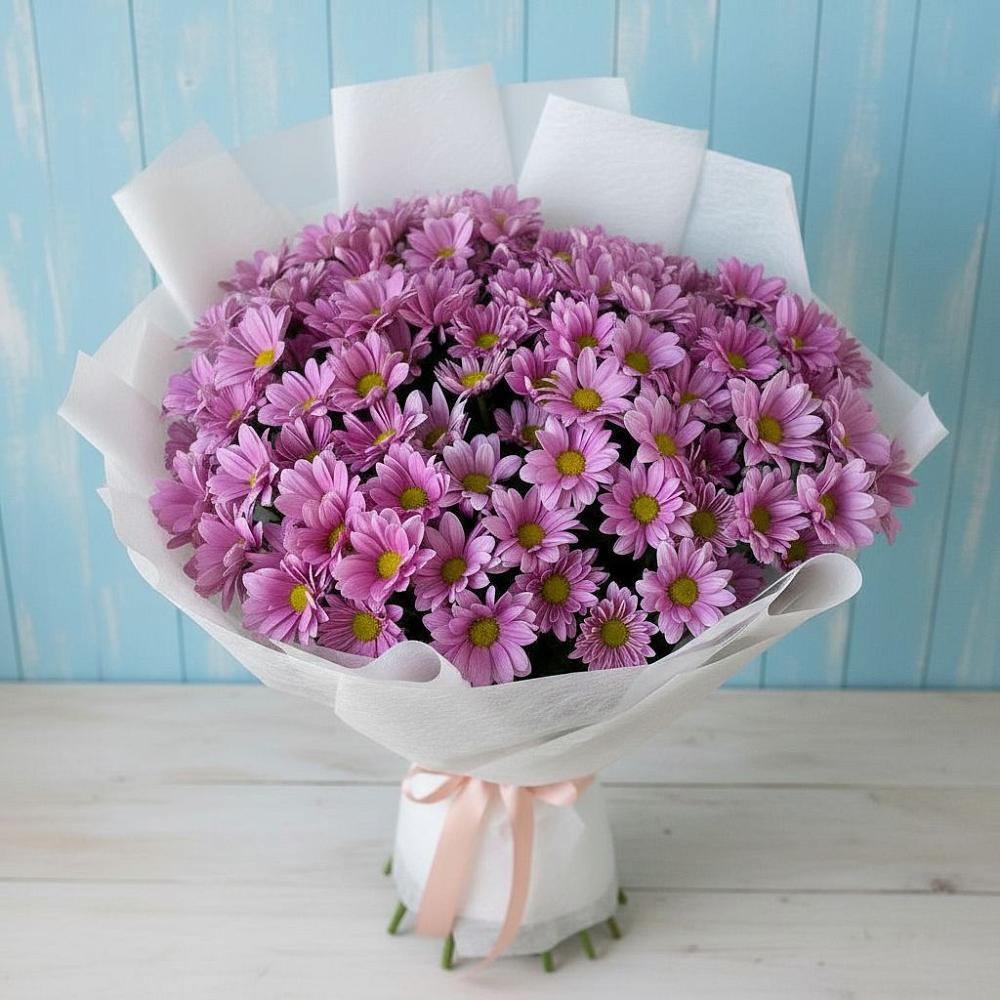 Букет цветов из: Хризантемы в Николаевке Республики Мордовия