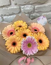 Букет цветов из:  Герберы #REPLACE_PRED# Николаевке Республики Мордовия