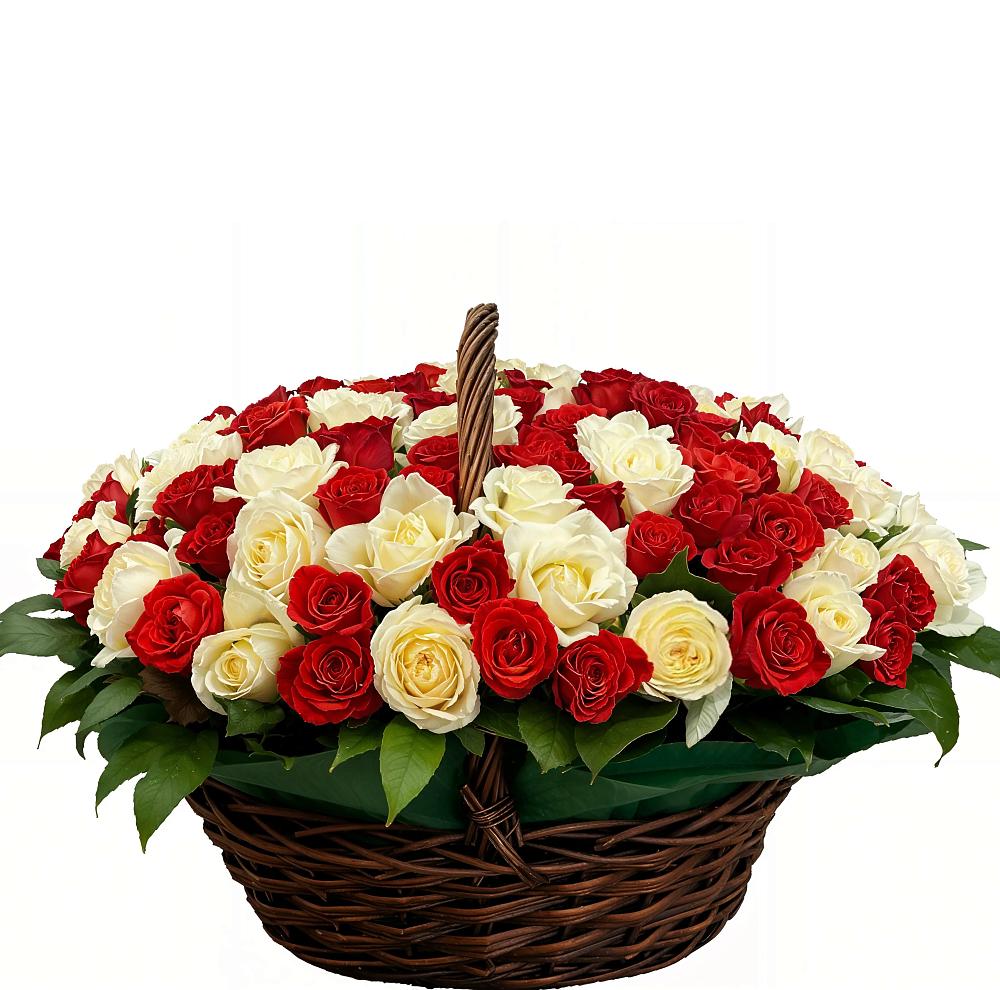 Премиум букет из: Розы в Николаевке Республики Мордовия