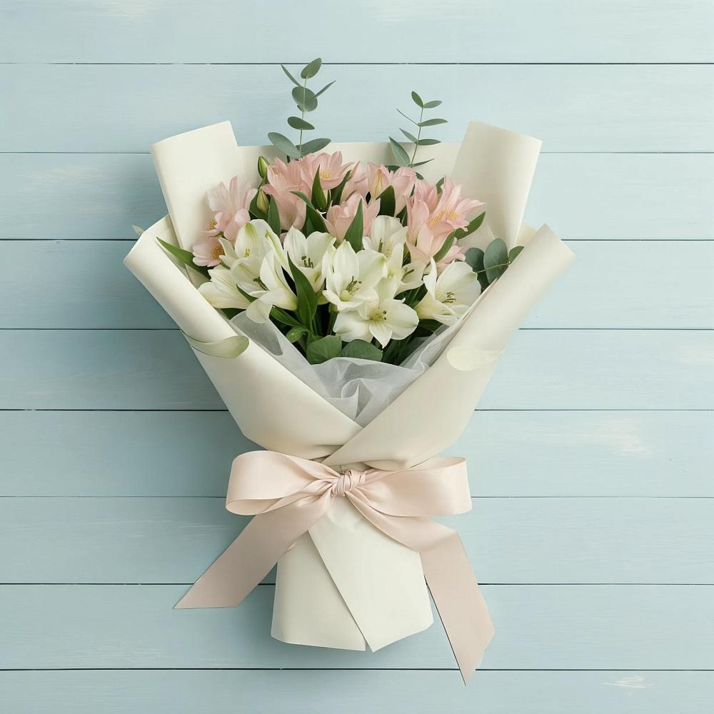 Букет цветов из: Альстромерии в Николаевке Республики Мордовия