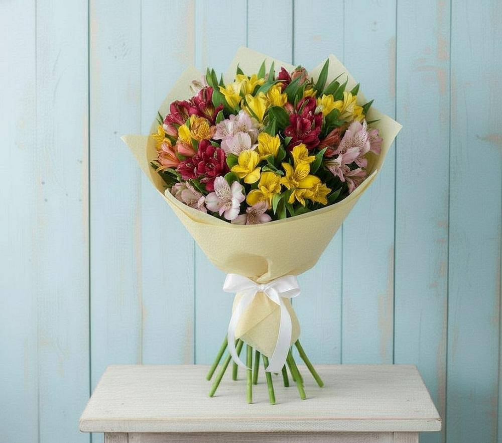 Букет цветов из: Альстромерии в Николаевке Республики Мордовия