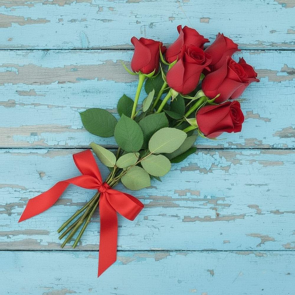 Букет Красные розы в Николаевке Республики Мордовия