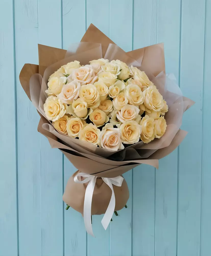 Букет Кремовое облако в Николаевке Республики Мордовия