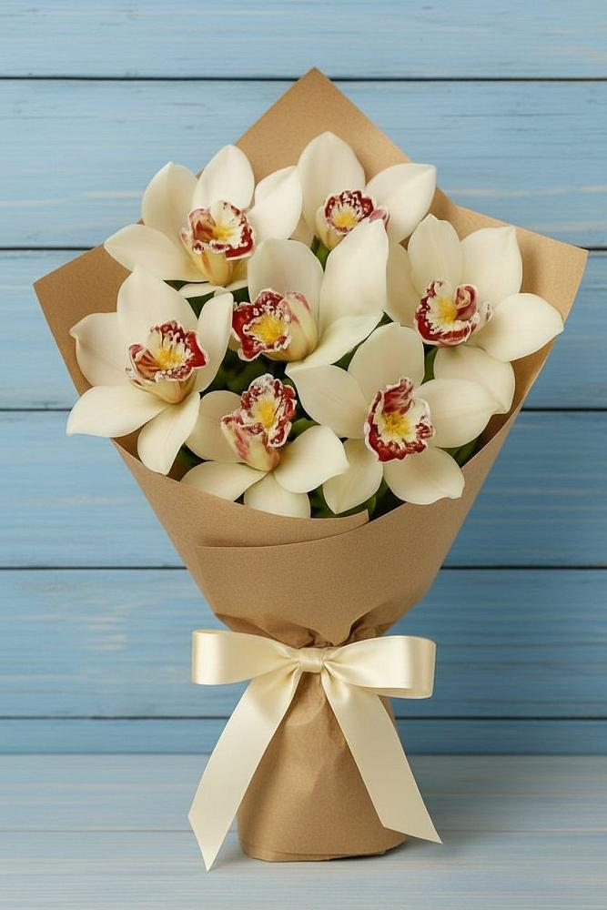 Букет цветов из: Орхидеи и Розы в Николаевке Республики Мордовия