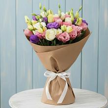 Букет цветов из:  Лизиантусы в Николаевке Республики Мордовия