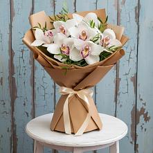 Букет цветов из:  Орхидеи и Розы #REPLACE_PRED# Николаевке Республики Мордовия